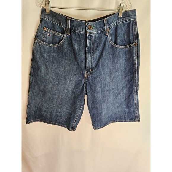 Tommy Hilfiger Other - Tommy Hilfiger Shorts Men's Blue Denim Cargo Shorts 100% Cotton Size 35